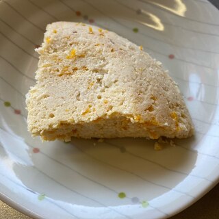 レンジで簡単♪みかんジャムのおからケーキ